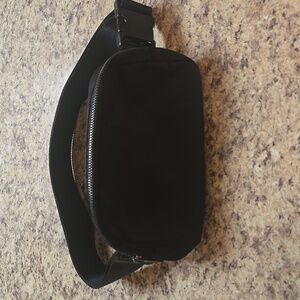 3/$17 Amazon Black Fanny Pack Belt Bag New No Tags Women Or Men